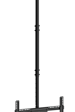 MD01-15 Ceiling TV Mount Bracket for 37-80 Inch TVs, Adjustable Height & Swivel Tilt TV Ceiling Mount