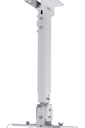 MT02 Adjustable Projector Mount Stand, Height Adjustable Ceiling Bracket for Home Theater and Office Projectors
