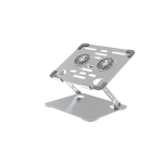 Tablet Stand Holder MR-103 | Carbon Steel with Fan Cooling, Space-Saving Design for Home/Office Computer Stand