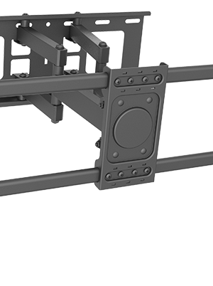 MMA38-466D-1 Full-Motion TV Wall Mount for 26–55" Screens, Strong Steel Bracket with Tilt & Rotation